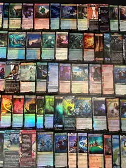 Final Fantasy MTG Land/Common/Uncommon 100+ Card Lot Foil Borderless - Image 3