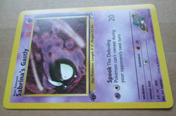 Sabrina's Gastly - 93/132 - 1st Edition Common WOTC TCG-Gym Heroes Pokemon Card - Image 3