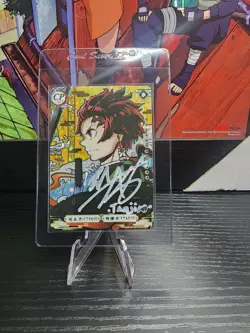 Demon Slayer Tanjiro Signed card, CP - Image 1