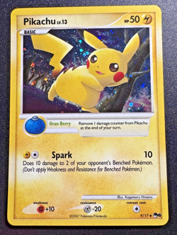 Pikachu 9/17 POP Series 6 Promo Pokemon Card Holo Foil Rare LP - Image 1