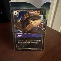 Riftbound League of Legends TCG Teemo Promo Card 197/298 English NM - Image 1