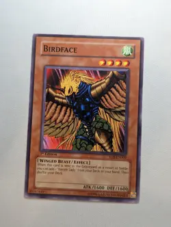 YUGIOH CARD BIRDFACE SD8-EN009 1ST EDITION - NM - Image 1