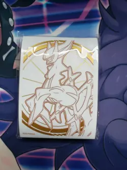 Pokemon Brilliant Stars Arceus Card Sleeves From ETB Pack Of 65 - Image 1