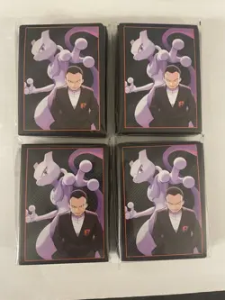 4x Packs of Destined Rivals Card Sleeves 65 Count Sealed - Image 1