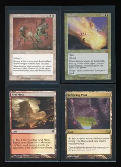 MTG Parallax Wave SOLITUDE Arid Mesa REFLECTING POOL Aragorn Duel Commander EDH - Image 1