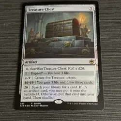 FOIL Promo TREASURE CHEST ~mtg Adventures In The Forgotten Realms 397 - Image 1