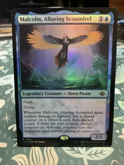 Malcolm, Alluring Scoundrel The Lost Caverns of Ixalan Foil - Image 1