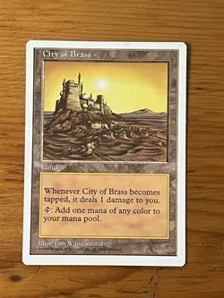 MTG - Magic the Gathering - City of Brass - Fifth Edition - Image 1