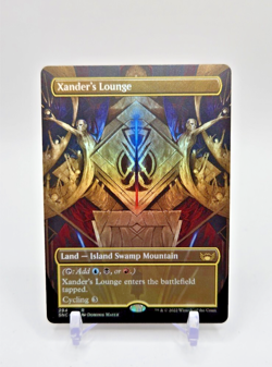 Xander's Lounge (Borderless) Streets of New Capenna Foil MTG NM #294 - Image 1