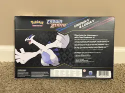 Pokemon TCG Crown Zenith Lugia v & Unown v Special Collection Box Sealed - Image 2