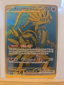 Pokemon TCG Koraidon EX 245/091 Holo Hyper Rare Paldean Fates - Image 1