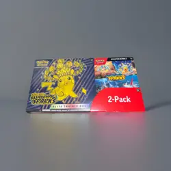 Pokemon Scarlet & Violet Surging Sparks ETB + Bundle Costco 2-pack - Image 1