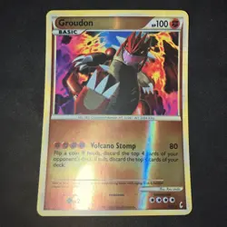 2011 Pokemon Call Of Legends Groudon 6/95 Reverse Holo MINT - Image 1