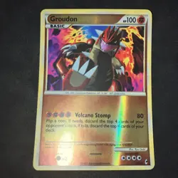 2011 Pokemon Call Of Legends Groudon 6/95 Reverse Holo MINT - Image 2