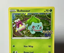 Bulbasaur SWSH231 (NM) Cosmo Holo Black Star Promo SWSH: Pokemon Go 2022 - Image 3