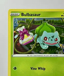 Bulbasaur SWSH231 (NM) Cosmo Holo Black Star Promo SWSH: Pokemon Go 2022 - Image 4