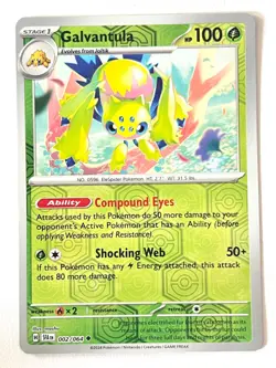 Galvantula 002/064 Reverse Holo Uncommon Shrouded Fable Pokemon TCG Near Mint NM - Image 5
