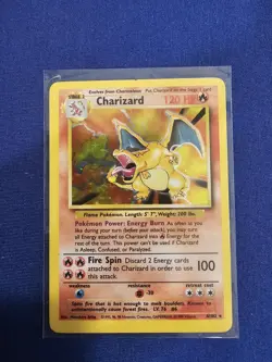 Charizard Holo 4/102 Base Set 1999 Unlimited Pokemon TCG WOTC NM/Mint - Image 1