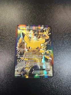 Pikachu EX XY124 XY Black Star Promo Pokemon TCG English Damaged - Image 1