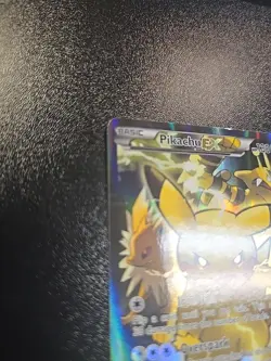 Pikachu EX XY124 XY Black Star Promo Pokemon TCG English Damaged - Image 2