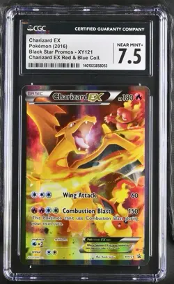 Pokemon XY Generation Set Promo 2016 Charizard EX Full Art XY121 CGC 7.5 - Image 1