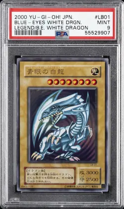 2000 YU-GI-OH! JPN LEGEND OF BLUE EYES WHITE DRAGON BLUE-EYES WHITE DRAGON PSA 9 - Image 1