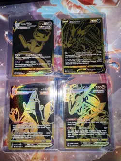 Pokemon Sword & Shield SECRET RARE Gold Card Full Art Lot Of 4 - Image 1