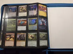 magic the gathering blue card binder lot mtg large - Image 2