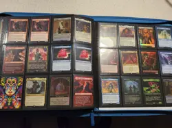 magic the gathering blue card binder lot mtg large - Image 3
