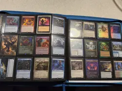 magic the gathering blue card binder lot mtg large - Image 4