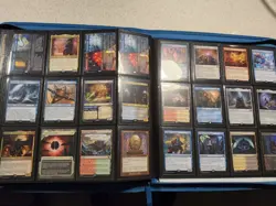 magic the gathering blue card binder lot mtg large - Image 5