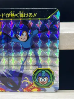 1995 Mega Man 4 Bandai Carddass No.130 CAPCOM japan Prism card - Image 2