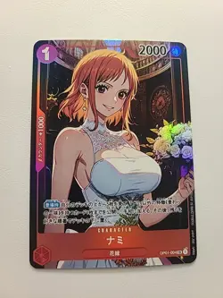 Nami Pirate One Piece Swimsuit Sexy ACG Goddess Story Waifu Card Girl Holo Anime - Image 1