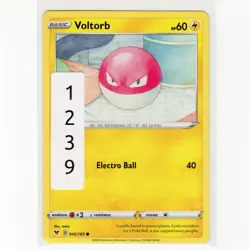 Pokemon TCG Voltorb 045/185 Swsh04: Vivid Voltage Regular Common Card EN-NM 2020 - Image 3