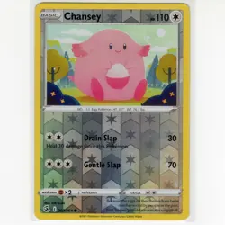 Pokemon TCG Chansey 202/264 Swsh08: Fusion Strike Reverse Holo Card EN-NM 2021 - Image 1