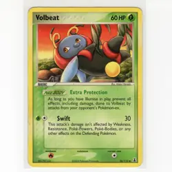Pokemon TCG Volbeat 56/113 EX Delta Species Regular Uncommon Card EN-MP 2005 - Image 1
