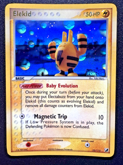 Misprint Elekid 23/115 EX Unseen Forces Pokemon Card Reverse Holo Rare Near Mint - Image 1