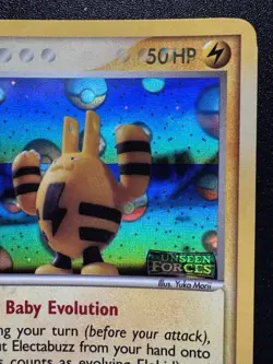 Misprint Elekid 23/115 EX Unseen Forces Pokemon Card Reverse Holo Rare Near Mint - Image 4