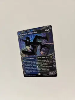 Symbiote Spider-Man Foil 0217 Borderless Marvel's Spider-Man MTG - Image 4