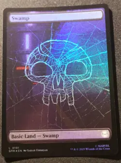 Swamp - Foil - Full Art - SPM - MTG - EN - NM - 0191 - Image 1