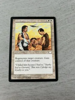 Debt of Loyalty Weatherlight Regular Excellent Condition - Image 1
