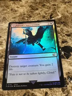 SEPHIROTH'S INTERVENTION Magic the Gathering MTG Final Fantasy Foil - Image 1