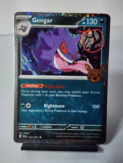 Pokemon Gengar Trick or Trade BOOster 057/091 Cosmos Holo SWIRL 🌀 #5 - Image 1