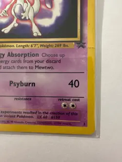 Pokemon Card - Mewtwo (WB Movie Promo) - WoTC Promo Stamped #3 - Image 2