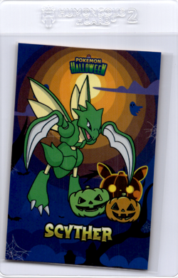 Scyther Pokemon Halloween Database pokemon card - Image 1