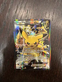 Pokemon Pikachu EX XY124 Black Star Promo 2016 Card TCG - Image 1