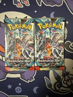 Pokemon Paradox Rift Booster Packs 2 Packs Factory Sealed - Image 1