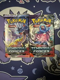 Pokemon Temporal Forces Booster Packs 2 Packs - Image 1
