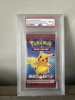 2022 Pokemon Collection McDonald’s Match Battle Paper Pack PSA GEM MINT 10 - Image 1