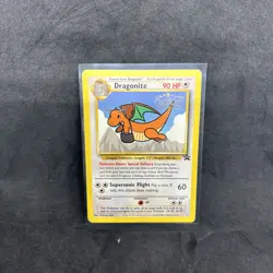 Pokemon TCG Dragonite #5 Movie Black Star Promo WB Stamp WoTC Rare LP - Image 1